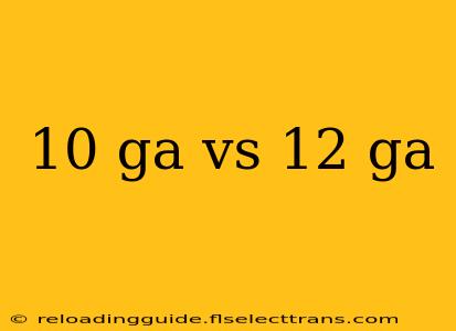 10 ga vs 12 ga