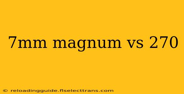 7mm magnum vs 270