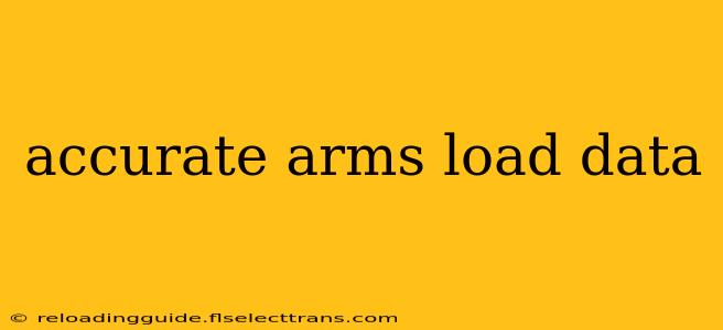 accurate arms load data