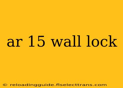 ar 15 wall lock