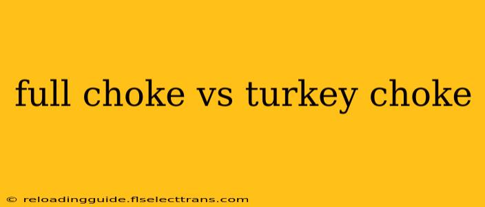 full choke vs turkey choke