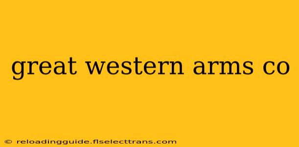 great western arms co