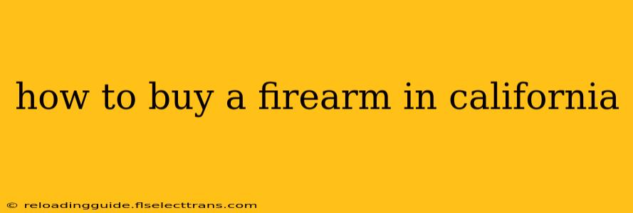 how to buy a firearm in california