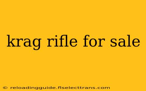 krag rifle for sale