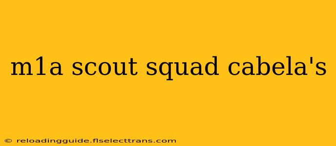 m1a scout squad cabela's