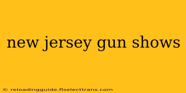 new jersey gun shows