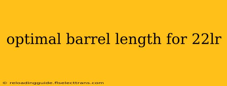 optimal barrel length for 22lr