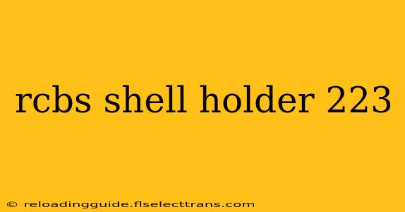 rcbs shell holder 223