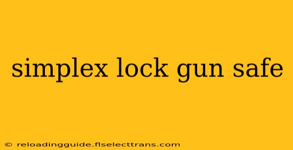 simplex lock gun safe