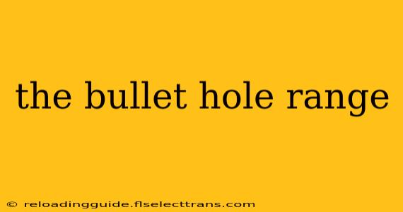 the bullet hole range