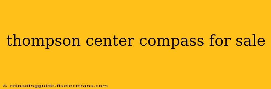 thompson center compass for sale